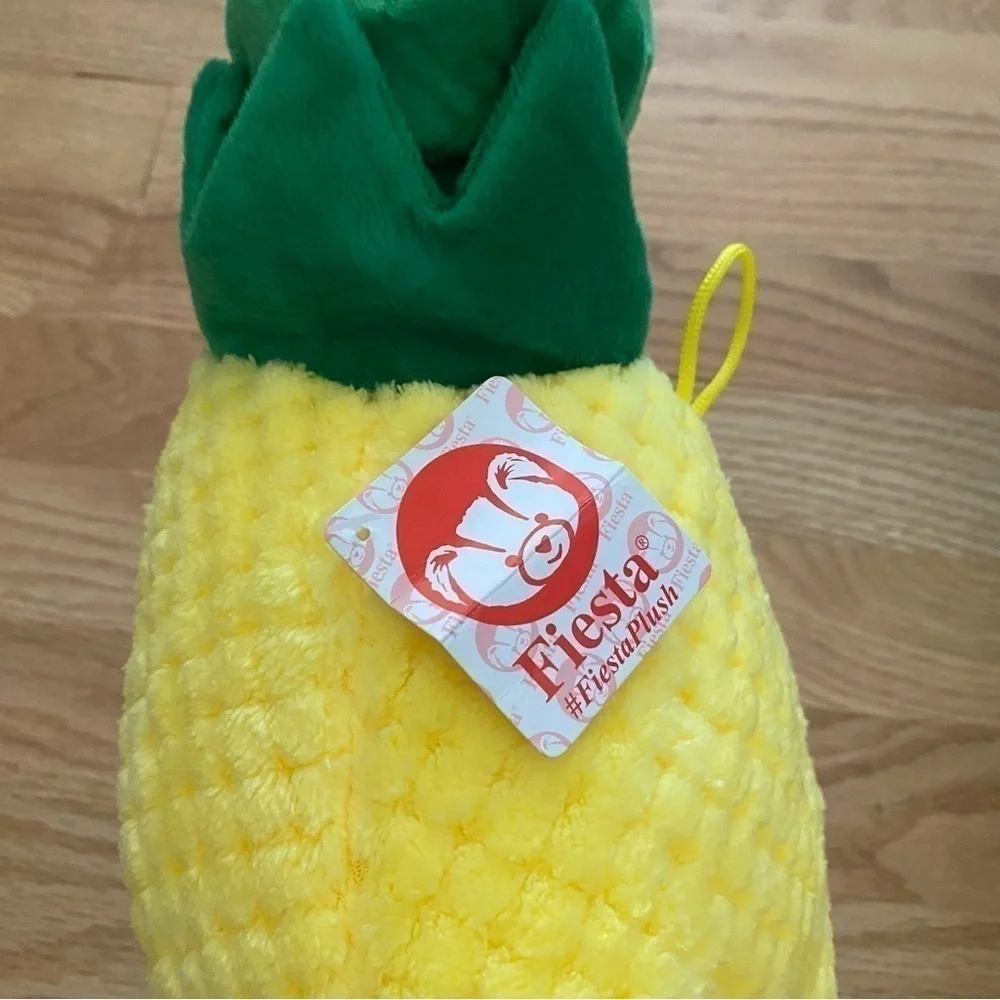 Fiesta Pineapple Plush NEW Yellow Kids Toy Flower Stuffed Animal
